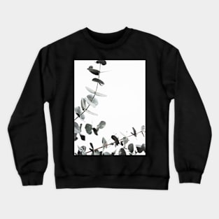 Plant, Leaf, Nature, Green, Landscape,Scandinavian art, Modern art, Wall art, Print, Minimalistic, Modern Crewneck Sweatshirt